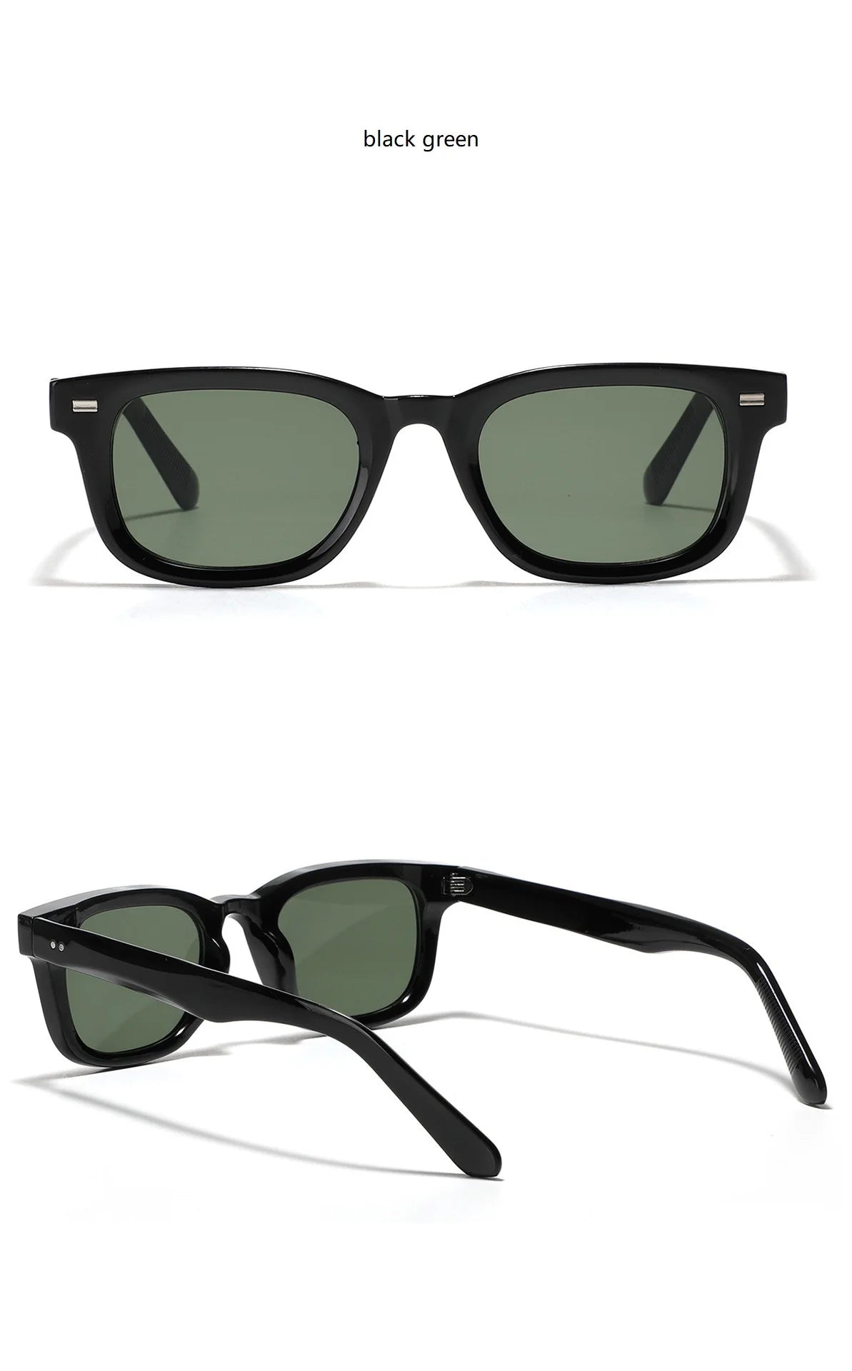 Retro Square Sunglasses – UV400 Fashion Eyewear for Men & Women