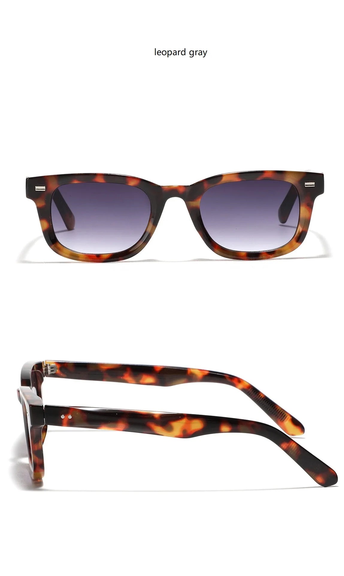 Retro Square Sunglasses – UV400 Fashion Eyewear for Men & Women