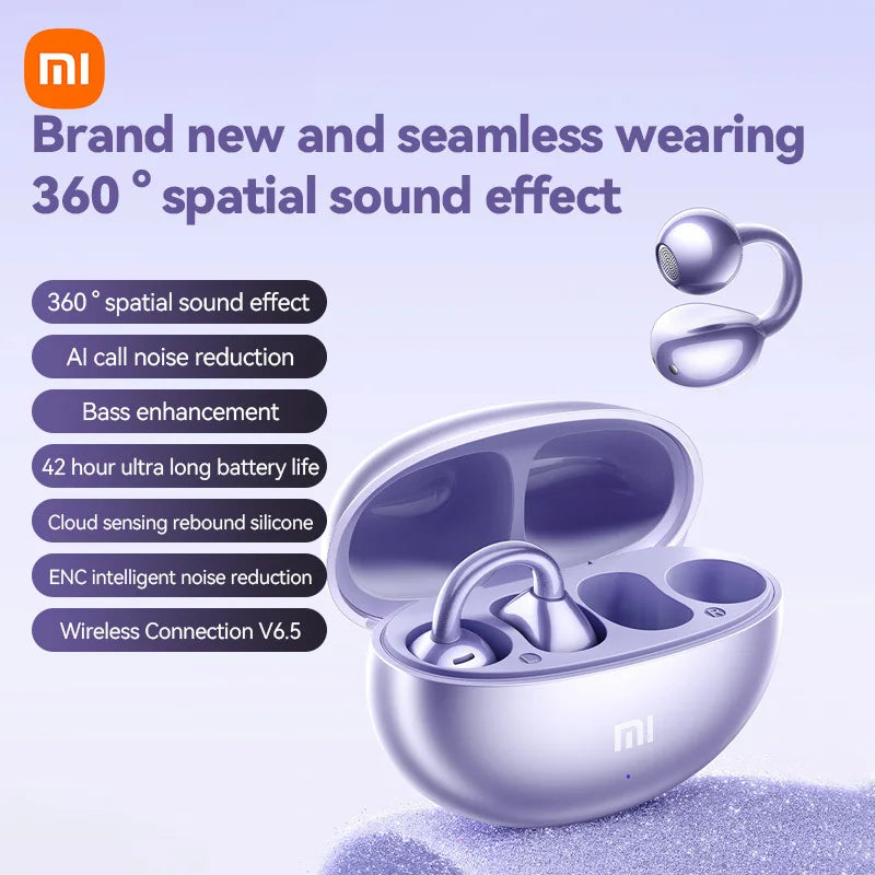 Xiaomi Mijia M91 Open-Ear Wireless Earphones Bluetooth 5.4 ENC Noise Reduction HD Call Touch Control Headset