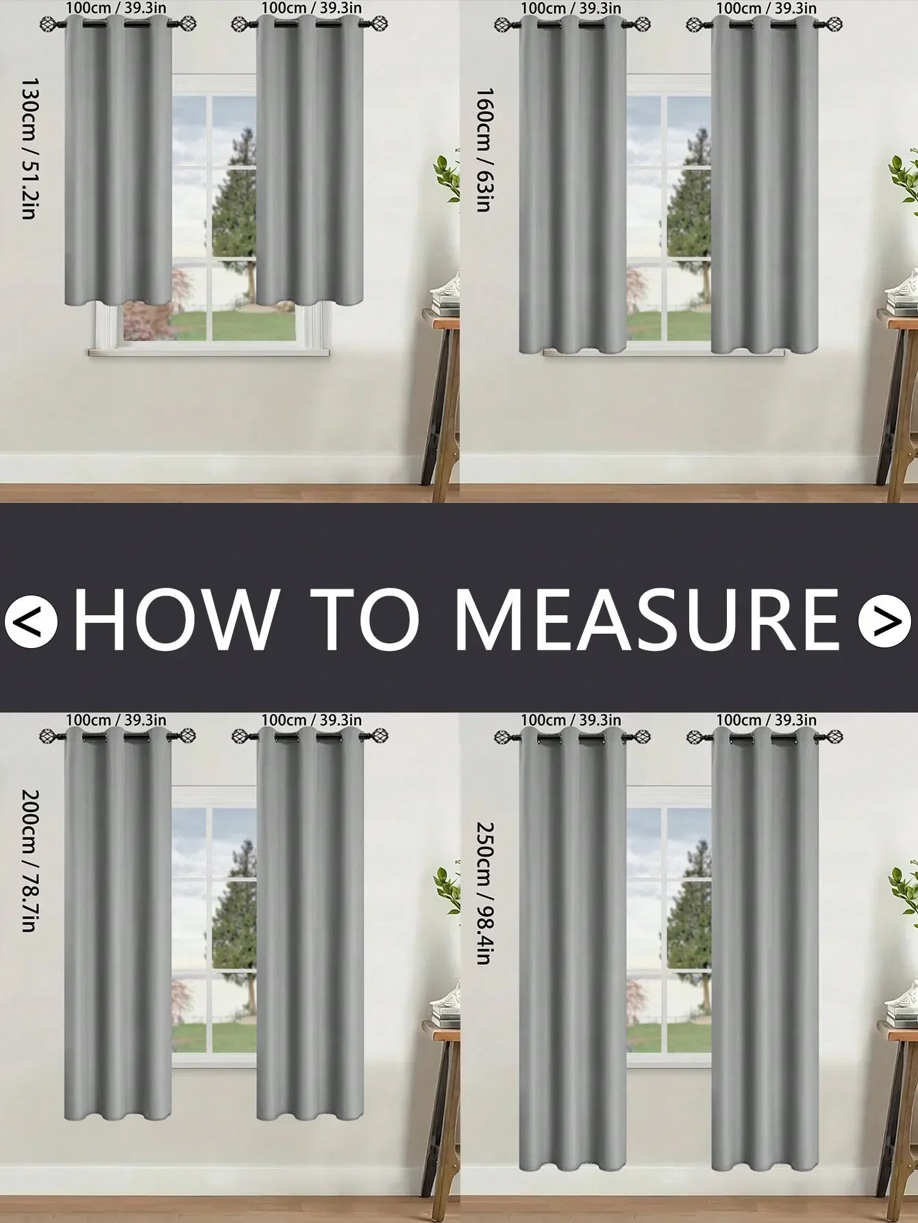 1pc Solid Blackout Curtain with Grommets – Total Privacy Bedroom Drapes