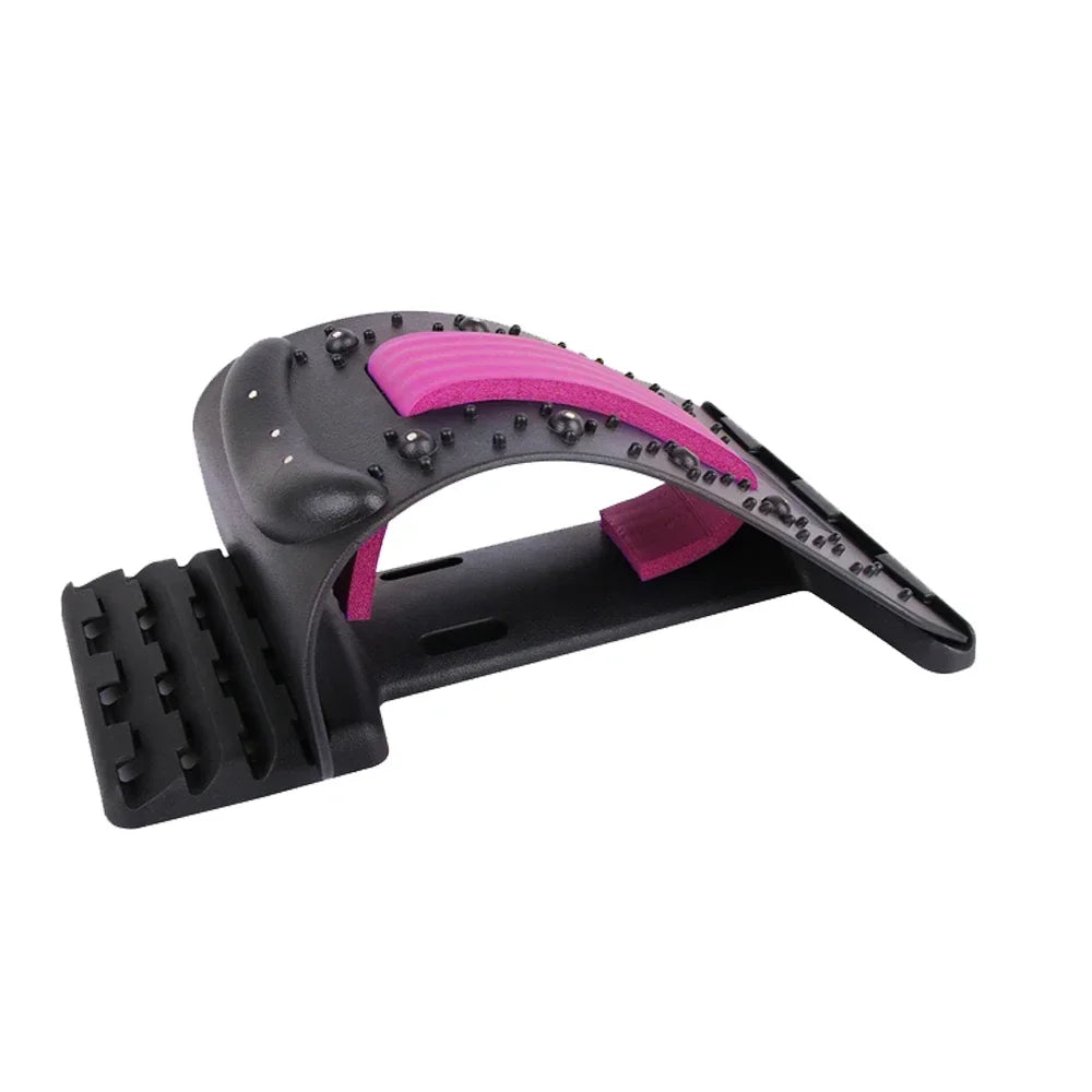 Adjustable 4-Level Back Stretcher & Lumbar Spine Massager