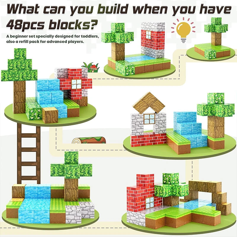 Mind Craft Junior Architect Set Builder™- Build and Learn 100 pc Set