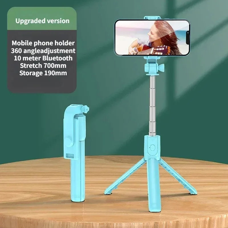 Wireless Selfie Stick Tripod with LED Light & Bluetooth Remote – Extendable Phone Stand for iPhone, Android & TikTok Live Streaming