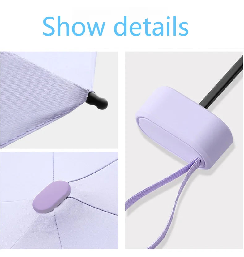 Mini Sun Umbrella – UV Resistant & Protective for Rain or Shine