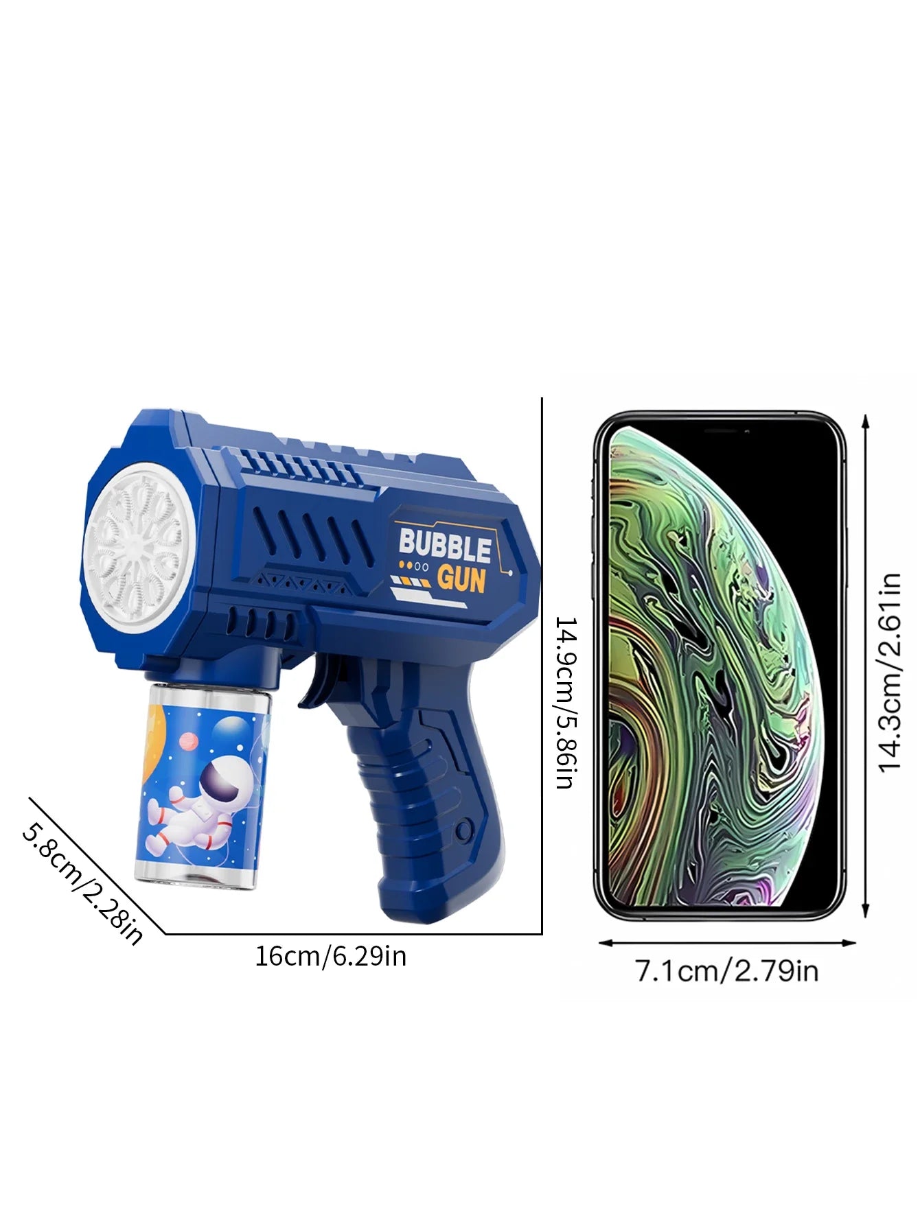 Rocket Bubble Gun – Fully Automatic Bubble Machine for Kids Outdoor Fun