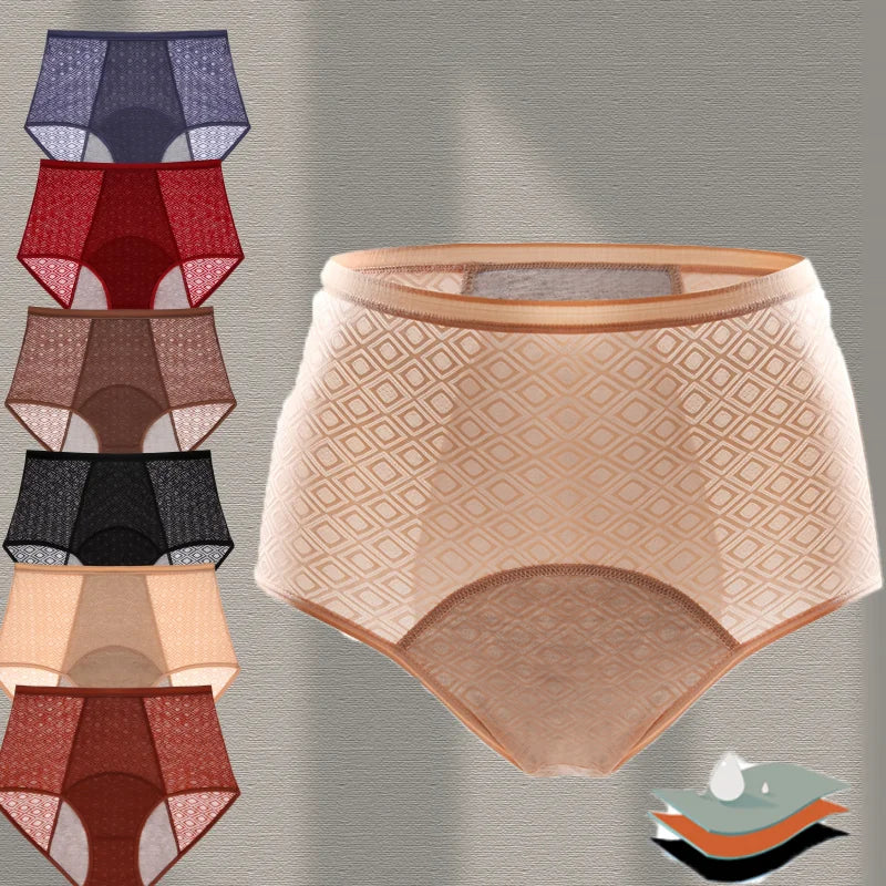 3Pcs Women's Menstrual Panties New XS-XL Size Seamlessn ylon Female Underwear Breath able Incontinence Leak Proof Lingerie