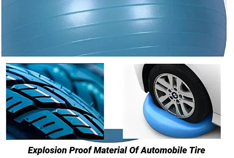 Explosion-Proof Yoga Pilates Exercise Ball – 45CM-95CM Fitness Gym Ball