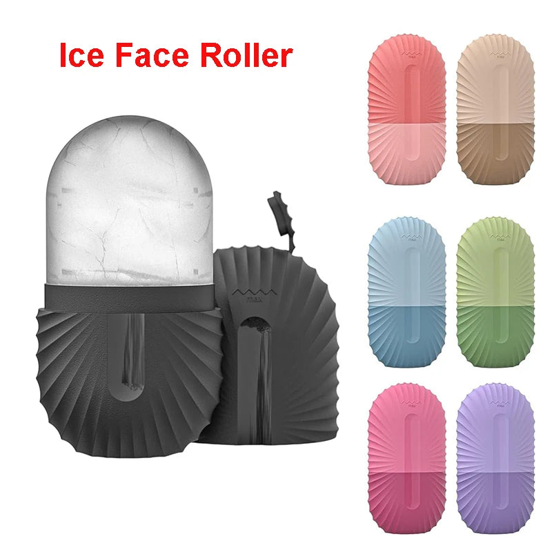 Silicone Ice Face Roller – Skin Tightening & Eye Puffiness Relief Ice Cube Mold