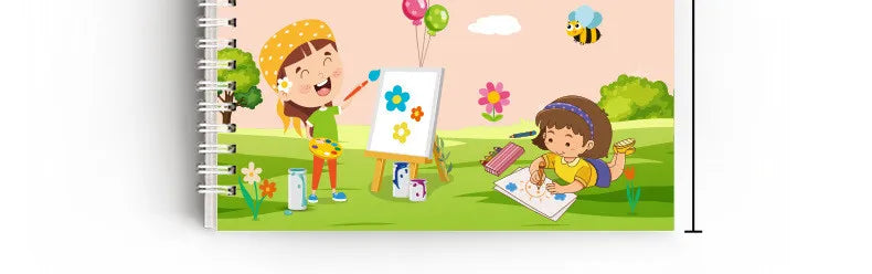 Reusable Magic Copybook Drawing Set – Montessori Writing & Pen Control Educational Toy for Kids