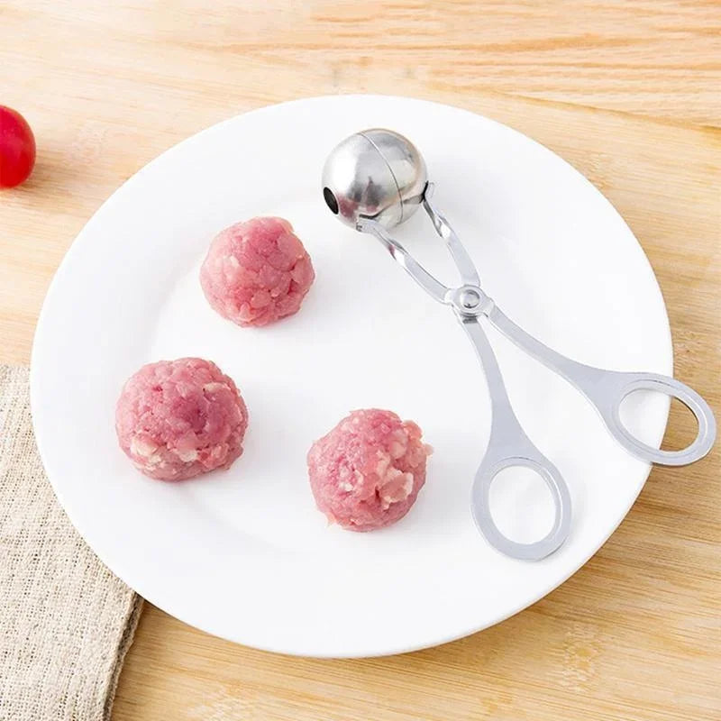 Stainless Steel Meatball & Rice Ball Maker – Non-Stick Shaper