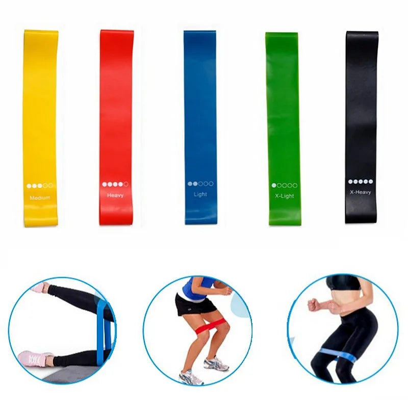 TPE Resistance Bands Fitness Set – Rubber Loop Bands for Strength Training, Yoga, and Home Gym Workouts