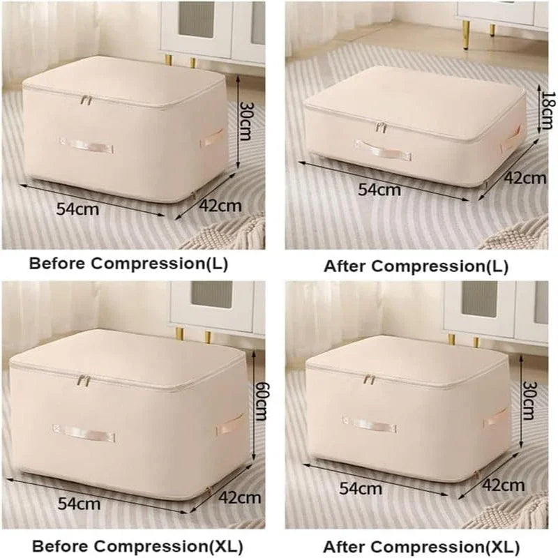 New Self Compression Organizer Duvet Storage Bag Large Capacity Self Compression Moving Organizer Bags Heavy Duty Moving Bags