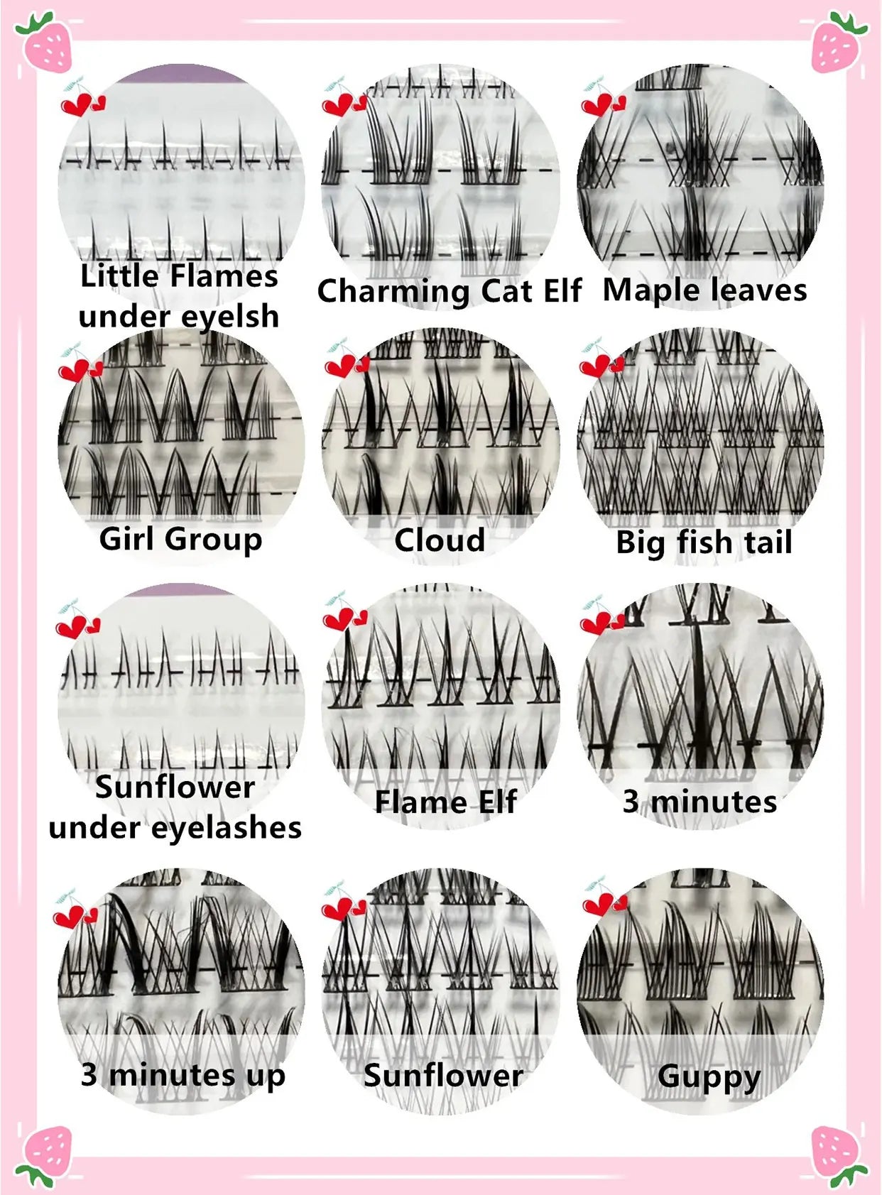 32 Rows Large Capacity Eyelash Extensions Professional Individual Cluster DIY Natural False Lashes