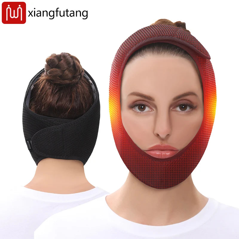 Face Heating Wrap for TMJ Relief – USB Electric Jaw Heating Pad with Adjustable Heat & Timer