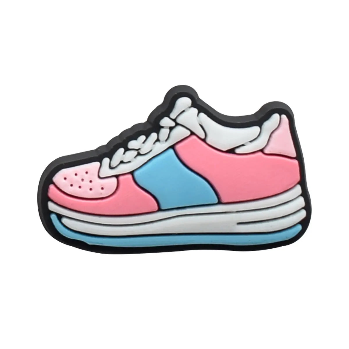 Hot Sales 1Pcs Pink Shoe Charms for Crocs Accessories Pin Shoe Wristband Croc Decorations Buckle Girls Women Party Gifts