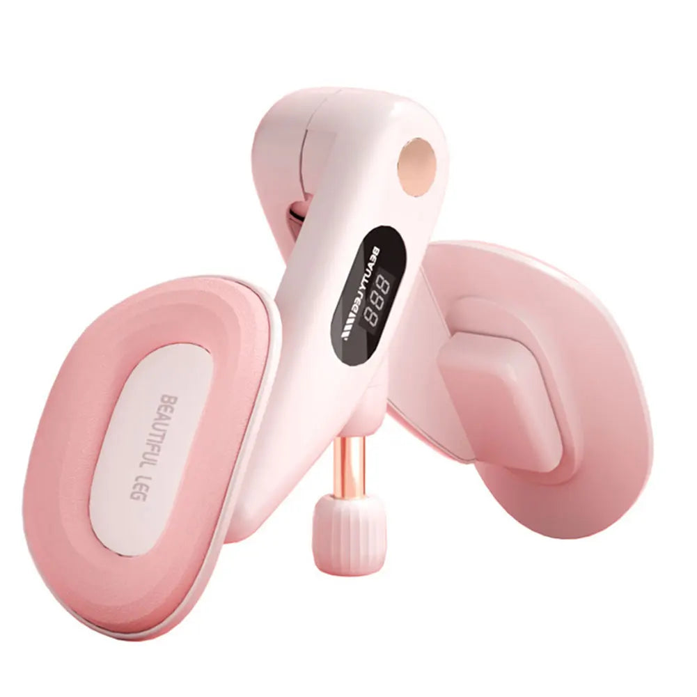 Adjustable Thigh Master & Pelvic Floor Trainer with Counter for Women