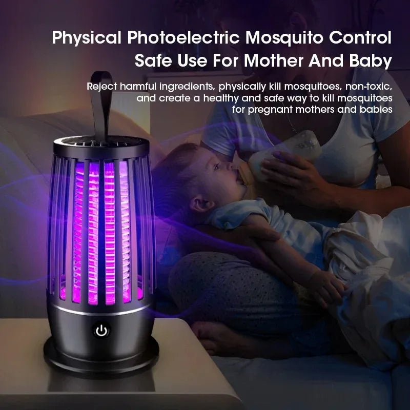 Portable Electronic Mosquito Killer Lamp – Electric Insect Zapper & Repellent Machine for Home & Outdoor Use