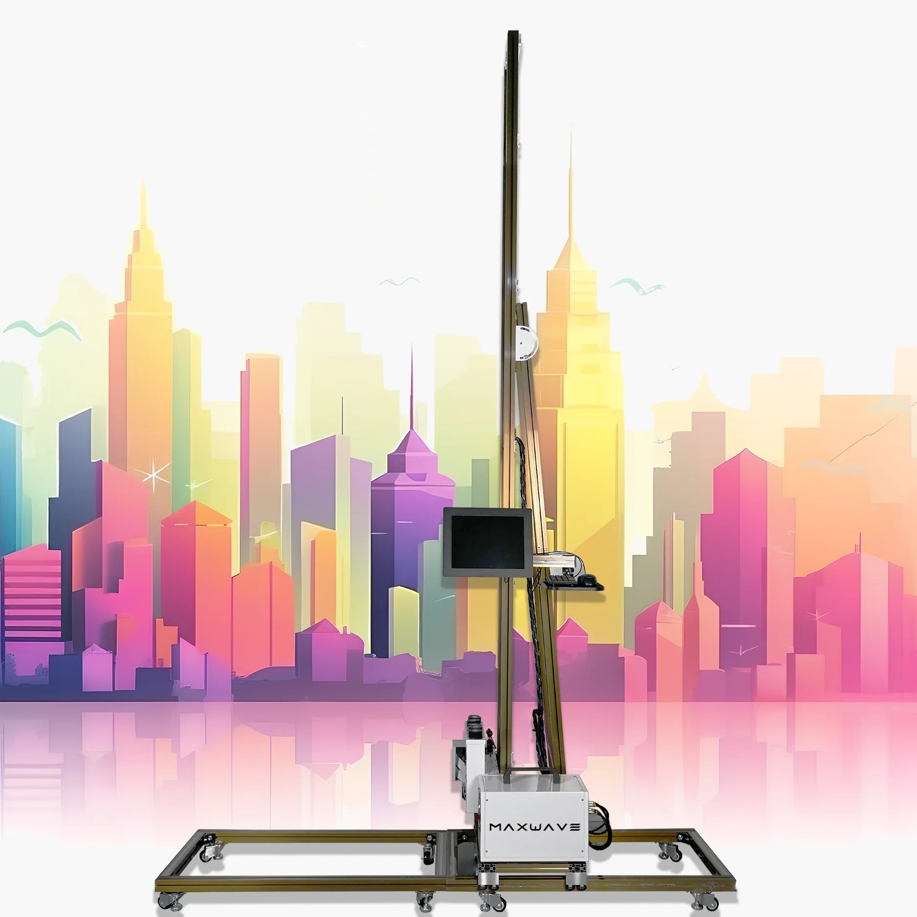 Color Laser Printer All in One for Home 3D Vertical Wall Printing Machine Small Vertical UV Inkjet UV Light on Concrete Tiles