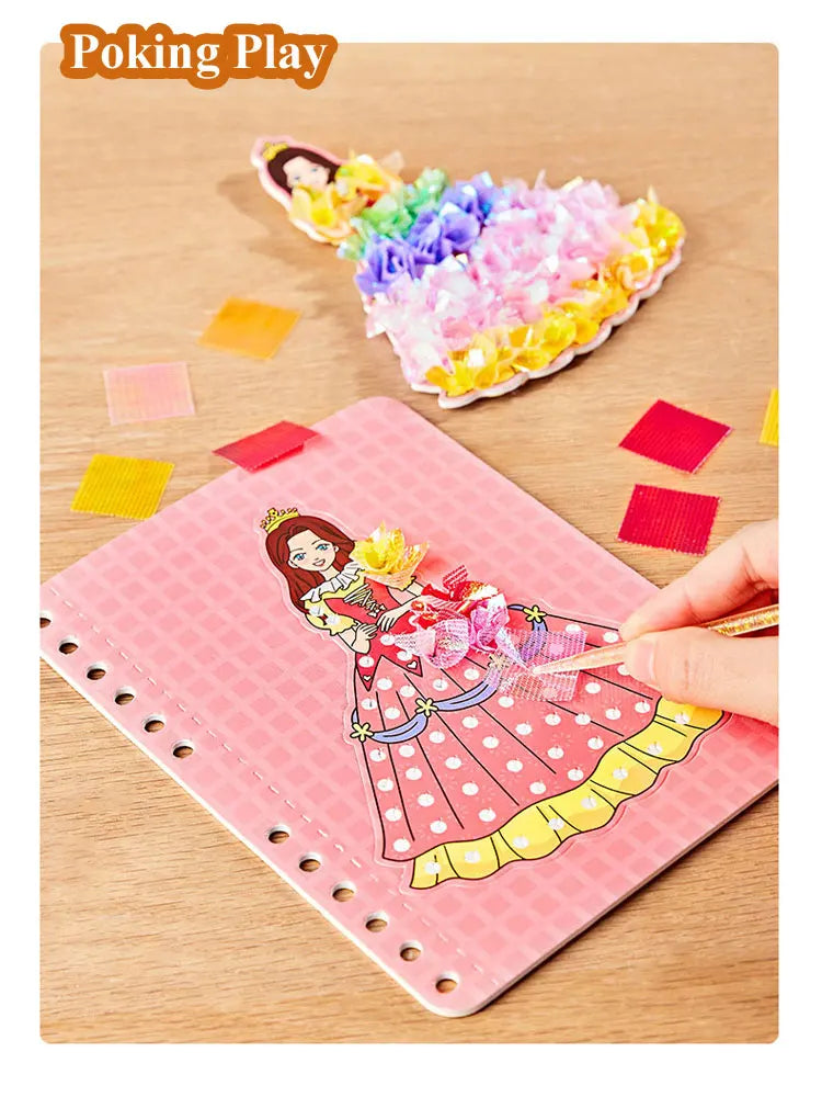 DIY Painting & Sticker Craft Kit – Magical Art Toys for Kids & Girls