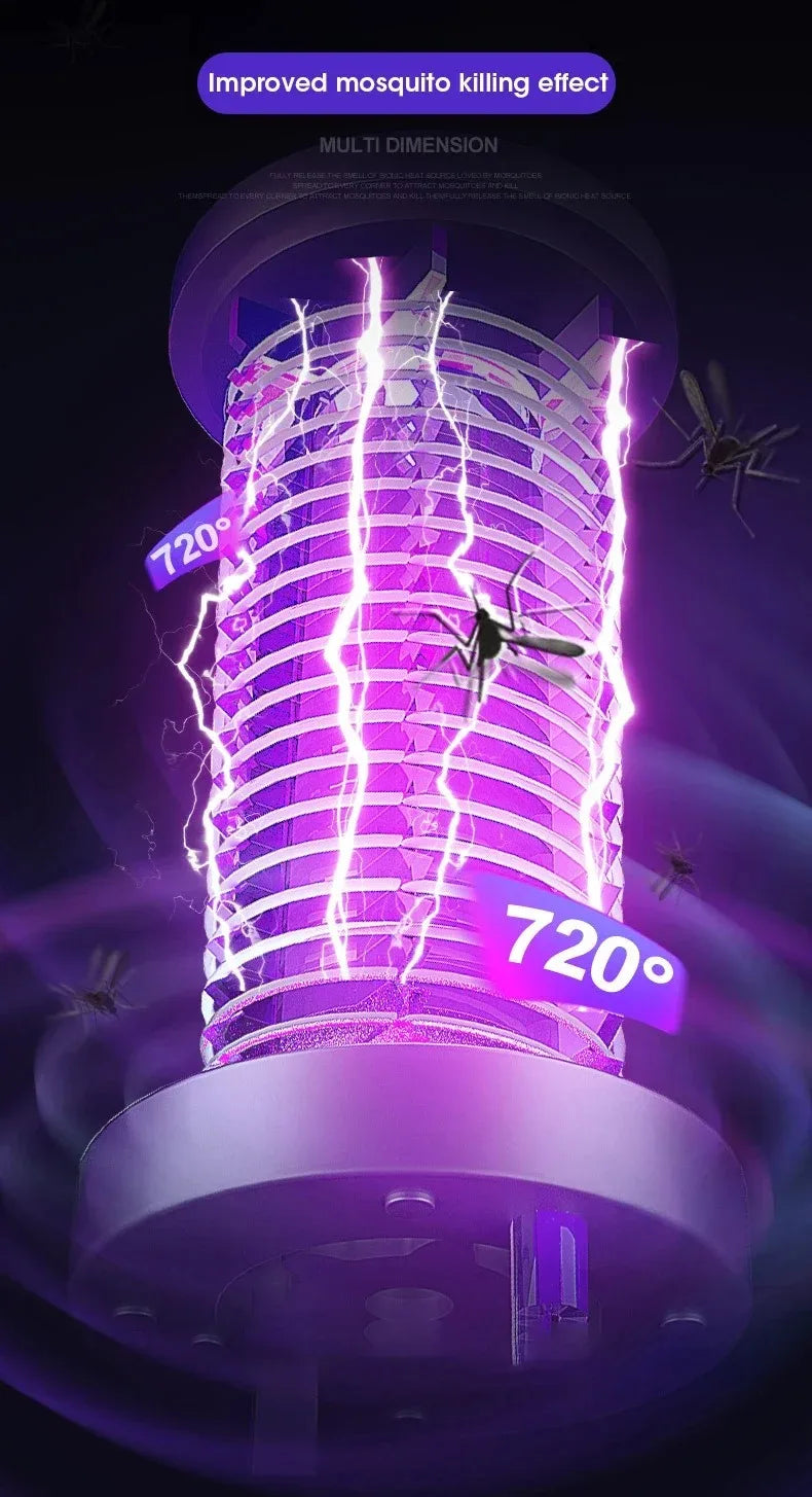 Portable Electronic Mosquito Killer Lamp – Electric Insect Zapper & Repellent Machine for Home & Outdoor Use
