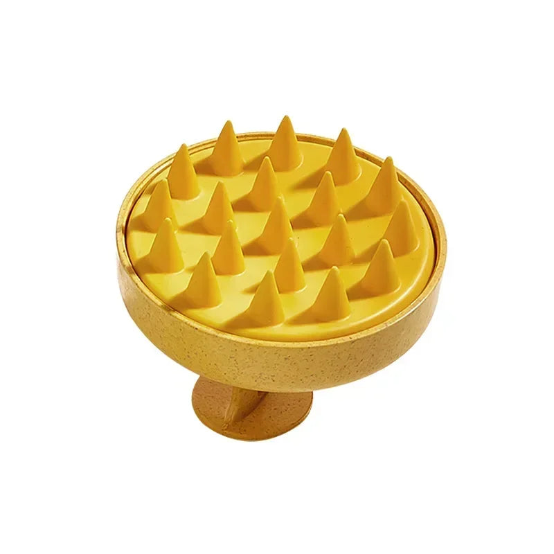 Soft Scalp Massage & Cleansing Brush – Wet & Dry Hair Care Brush for Deep Scalp Conditioning & Relaxation