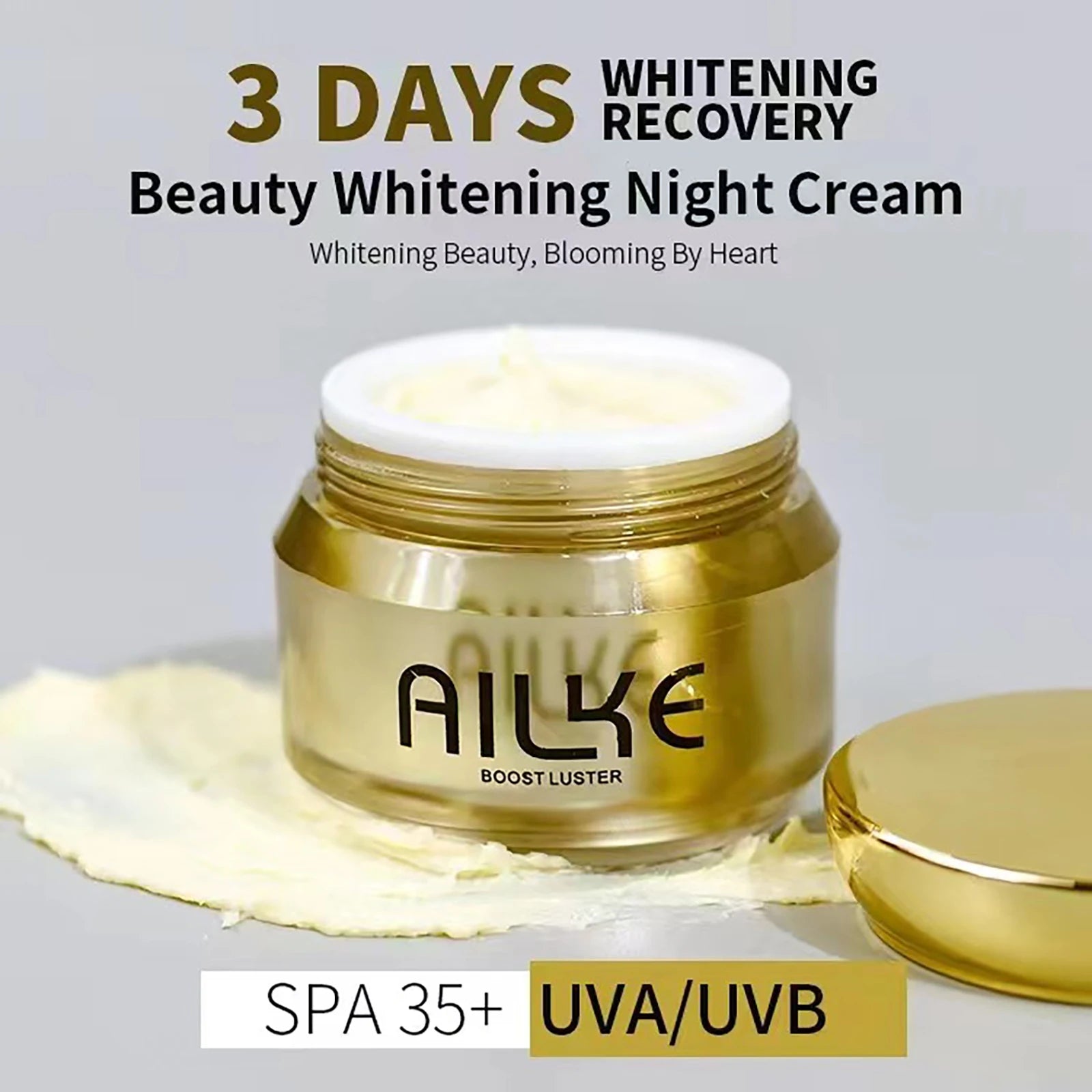 AILKE Dark Spot Corrector Facial Cream – Hydrating, SPF35+, Korean Skin Brightening & Anti-Sunburn