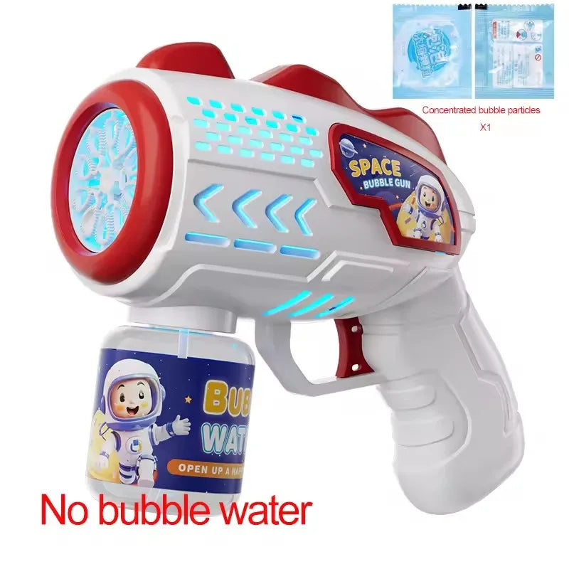 Rocket Bubble Gun – Fully Automatic Bubble Machine for Kids Outdoor Fun