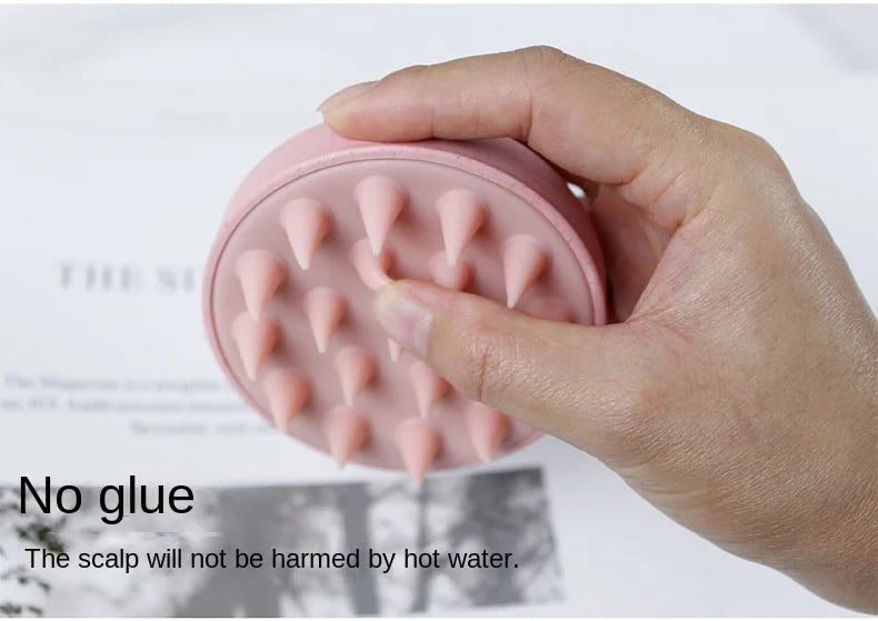Soft Scalp Massage & Cleansing Brush – Wet & Dry Hair Care Brush for Deep Scalp Conditioning & Relaxation