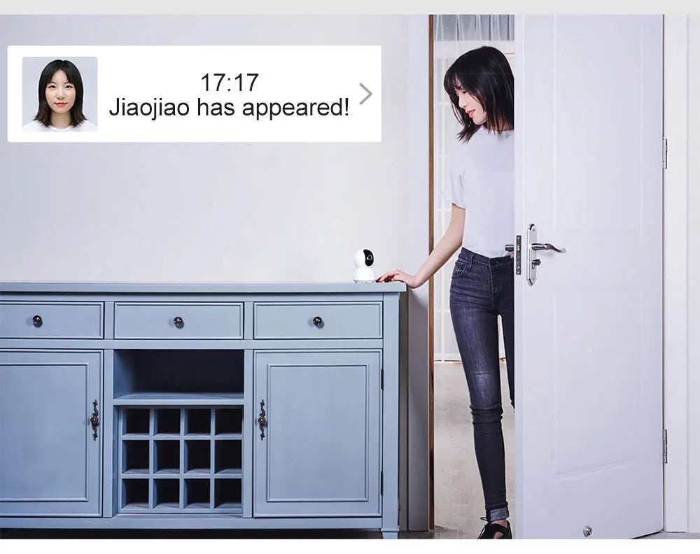 Xiaomi 360° Smart Home Security Camera Mi PTZ 2K – 3MP AI Human Detection, Night Vision, Motion Tracking, Works with Mijia