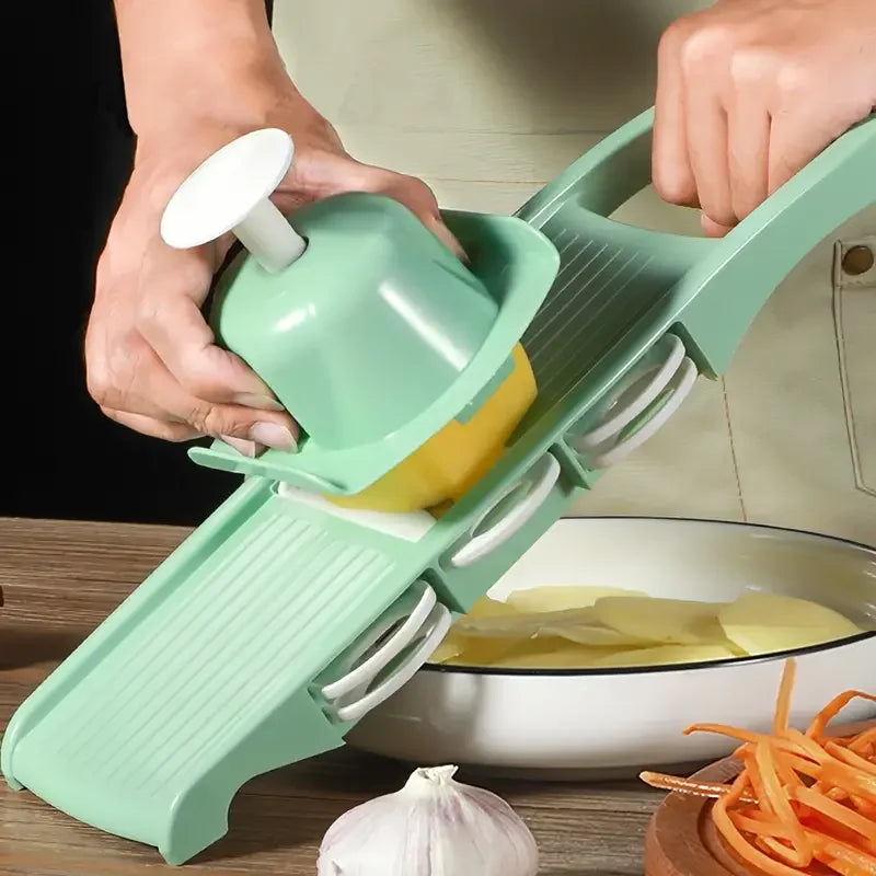 Multifunctional Vegetable Slicer Potato Julienne Grater with Handle