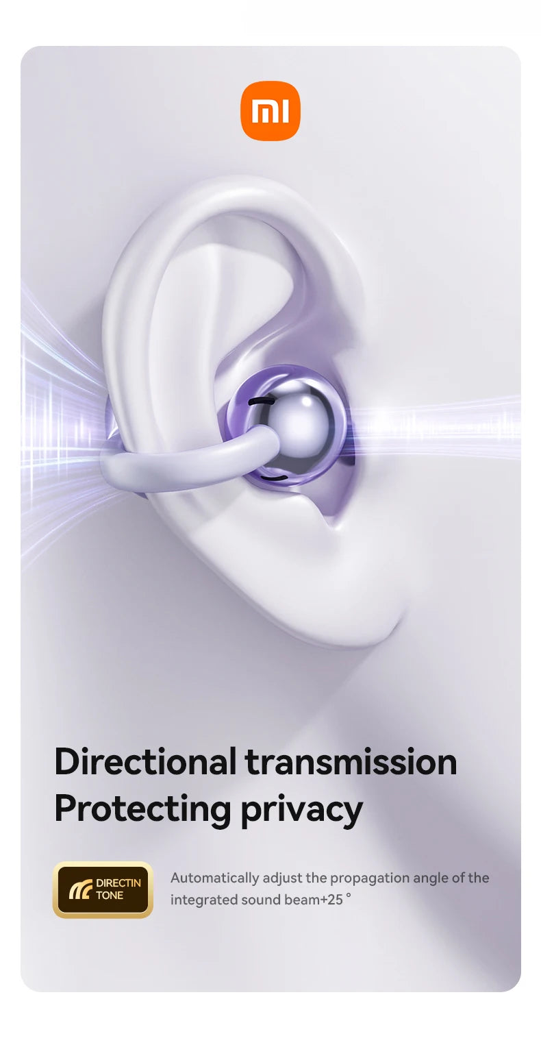 Xiaomi Mijia M91 Open-Ear Wireless Earphones Bluetooth 5.4 ENC Noise Reduction HD Call Touch Control Headset