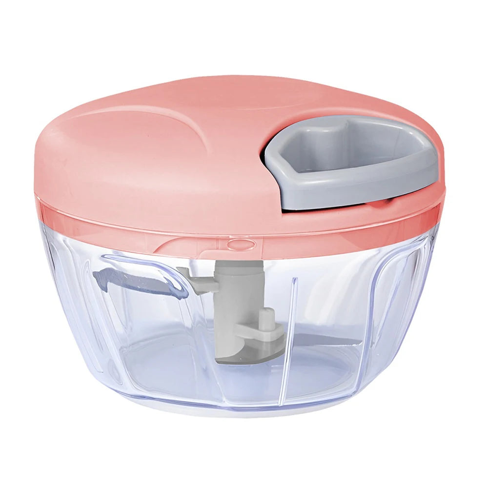 Manual Ginger & Garlic Grinder 500ml/900ml Handheld Food Vegetable Cutter