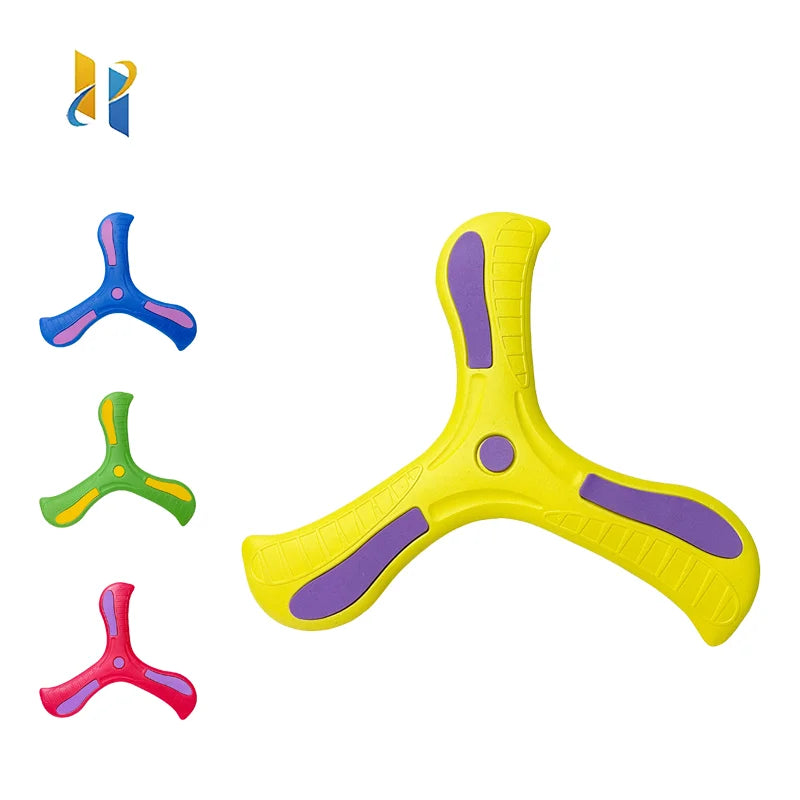 Children’s Soft Boomerang – Three-Leaf Cross Flying Disc Outdoor Toy