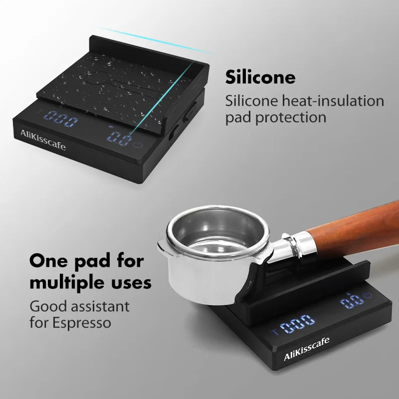 AliKisscafe Digital Coffee Scale – 0.1g High Precision Barista Tool