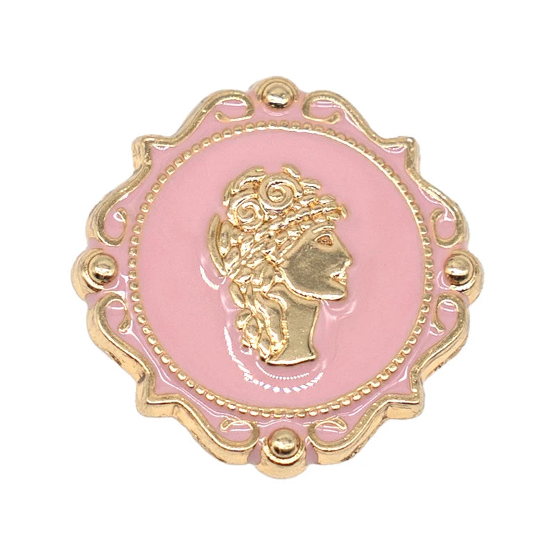 1pcs Pink Bird Bear Fox Designer Metal Shoe Charms Luxury Decorations Pins for Women Girls Gifts bow Shoe Accessories