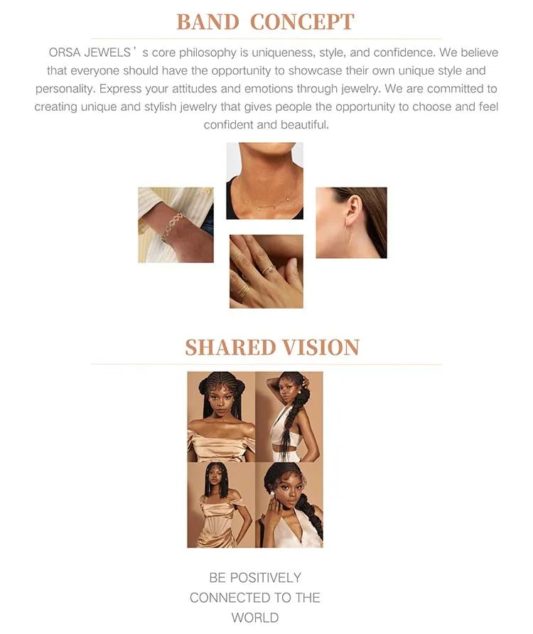 ORSA JEWELS 925 Sterling Silver Solitaire Cubic Zirconia Pendant Necklace – Classic Dainty Jewelry for Women