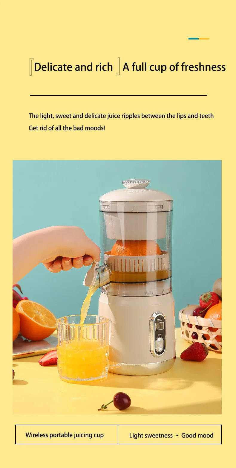 2025 Wireless Portable Juicer 600ml USB Rechargeable Smoothie Blender