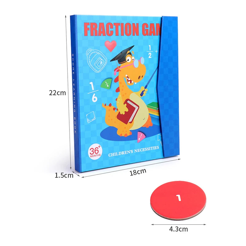 Magnetic Wooden Tangram Puzzle Book – Montessori Educational Toy for Kids