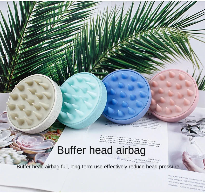 Soft Scalp Massage & Cleansing Brush – Wet & Dry Hair Care Brush for Deep Scalp Conditioning & Relaxation