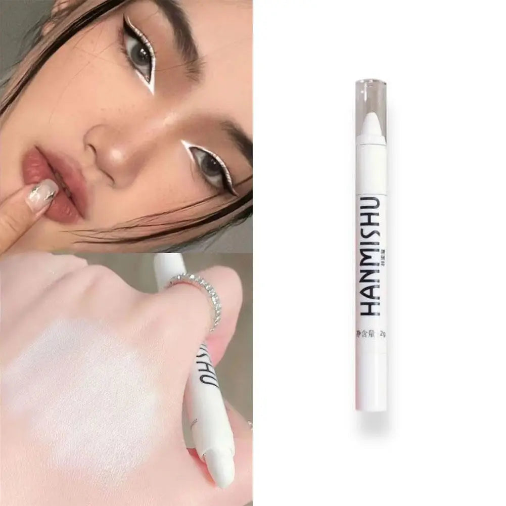 Shimmer Highlight Stick – Glitter White Eyeshadow Pencil for Bright & Dazzling Eyes