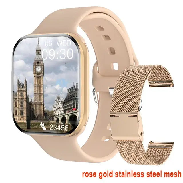 2025 GPS Smart Watch Series 10 for Women & Men – Bluetooth Call, Heart Rate, Blood Pressure, Fitness Smartwatch Compatible with Apple Watch