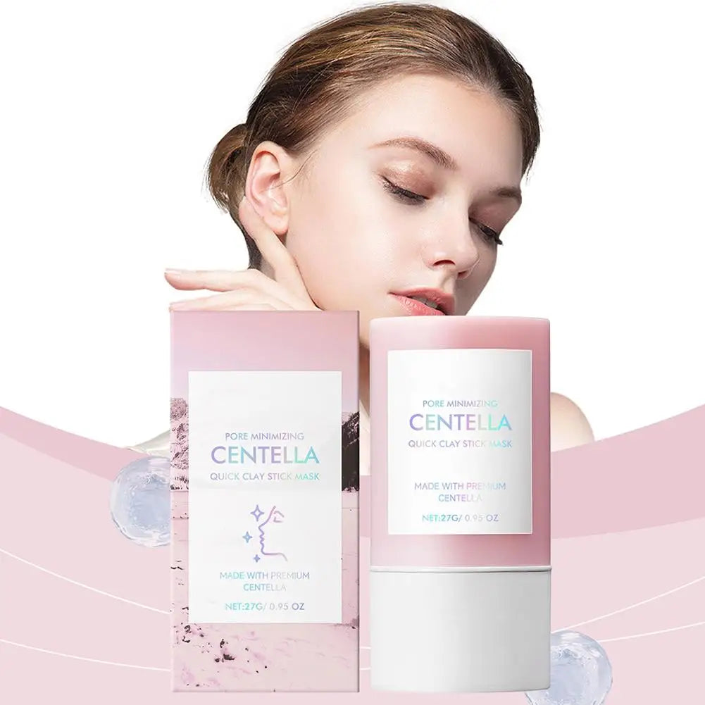 Centella Clay Stick Mask – 27g Hydrating, Pore Minimizing & Brightening Facial Skincare Stick