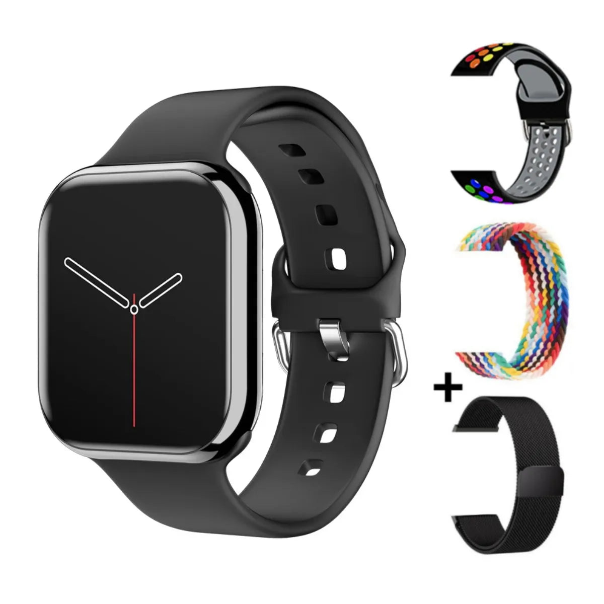 New 2025 Apple GPS Watch 10 – AMOLED Smartwatch with NFC, Bluetooth Calling, Music Memory & Waterproof Fitness Tracker