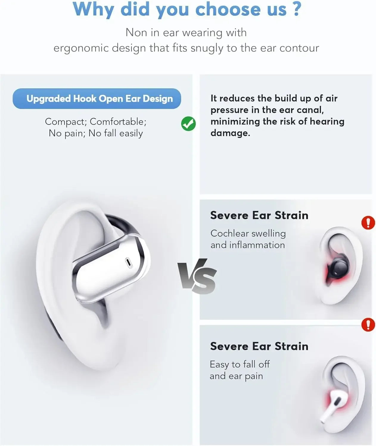UYUXIO AI Translator Earbuds – Real-Time 144 Language Wireless Headphones