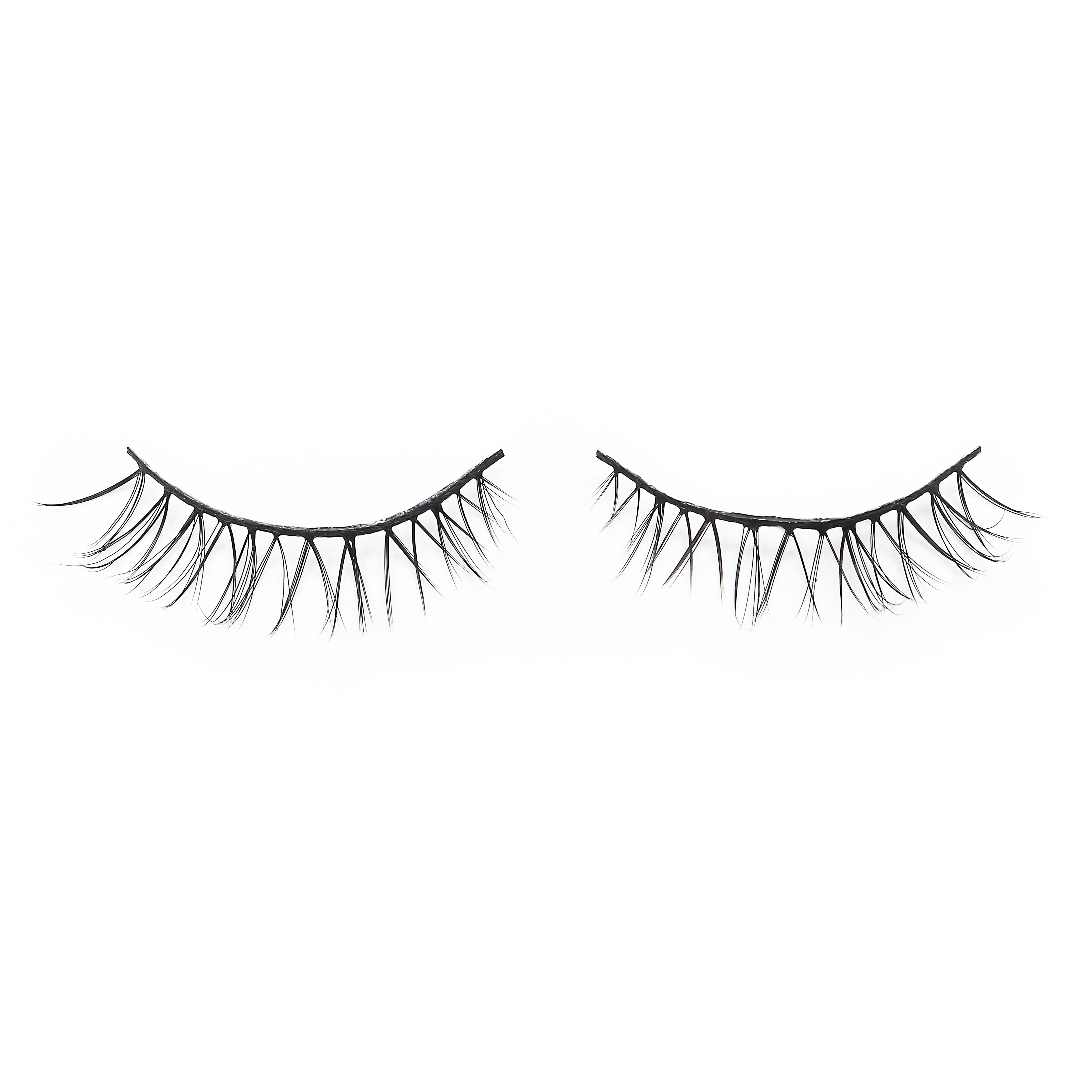 DINGSEN Anime Fake Eyelashes – 5 Pairs Natural Manga Lashes with Clear Band
