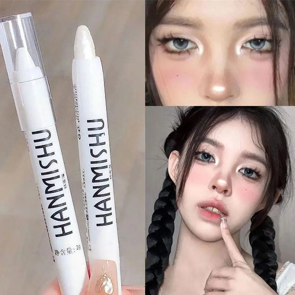 Shimmer Highlight Stick – Glitter White Eyeshadow Pencil for Bright & Dazzling Eyes