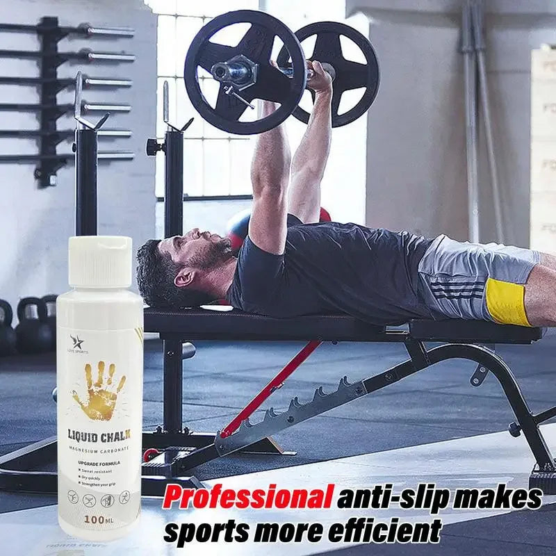 Liquid Chalk Sports Magnesium Grip – 50/100/200ml Anti-Slip Hand Chalk for Fitness, Gym, Weightlifting & Climbing