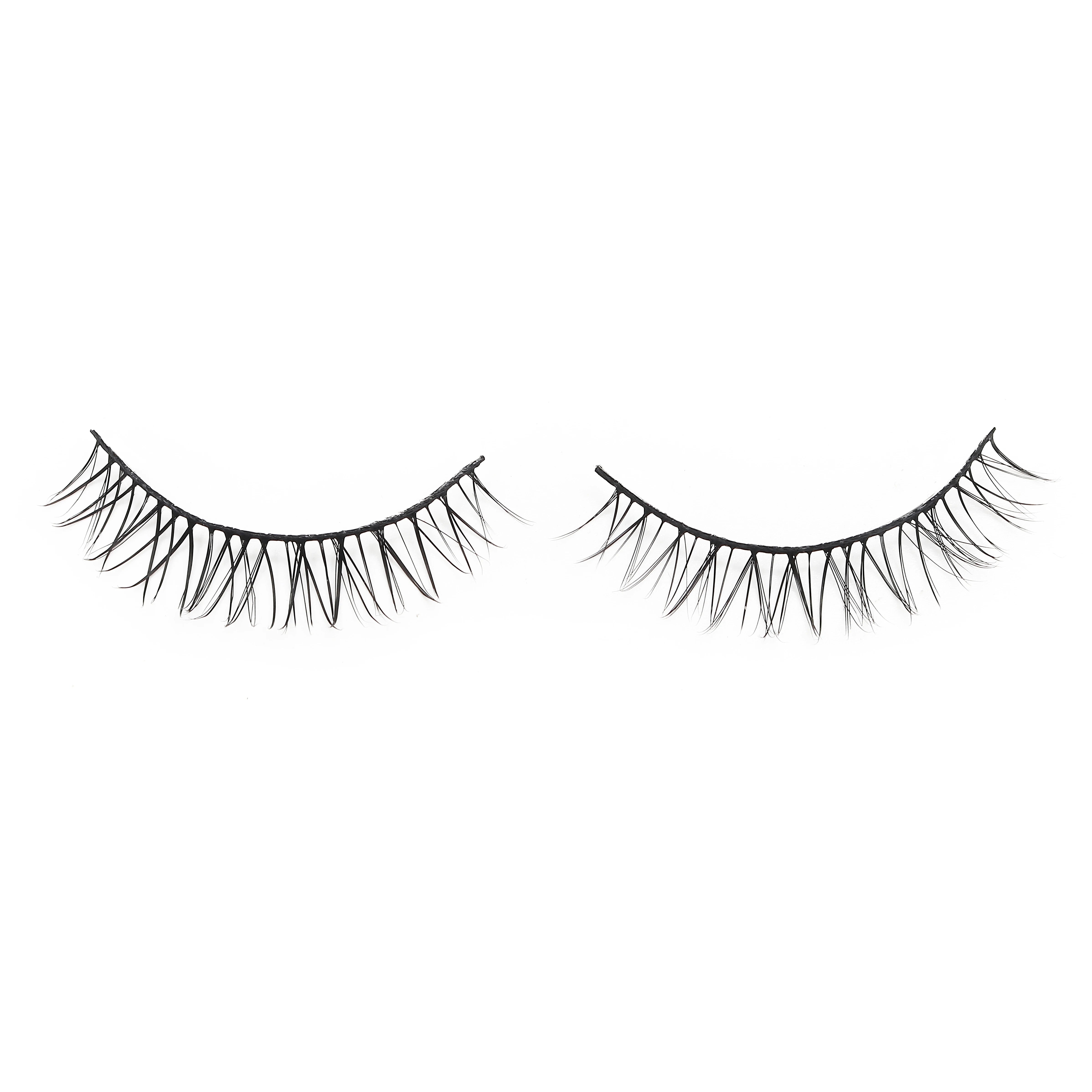 DINGSEN Anime Fake Eyelashes – 5 Pairs Natural Manga Lashes with Clear Band