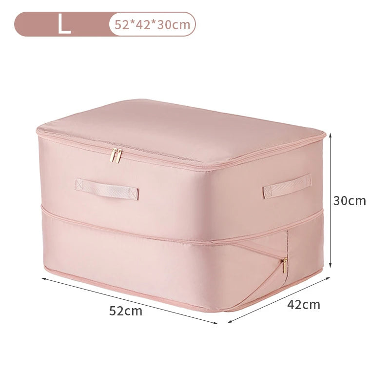1pc Compression Organizer Bag Large Capacity Down Jacket Duvet Storage Bag Foldable Luggage Suitcase Organizer Compressed Travel