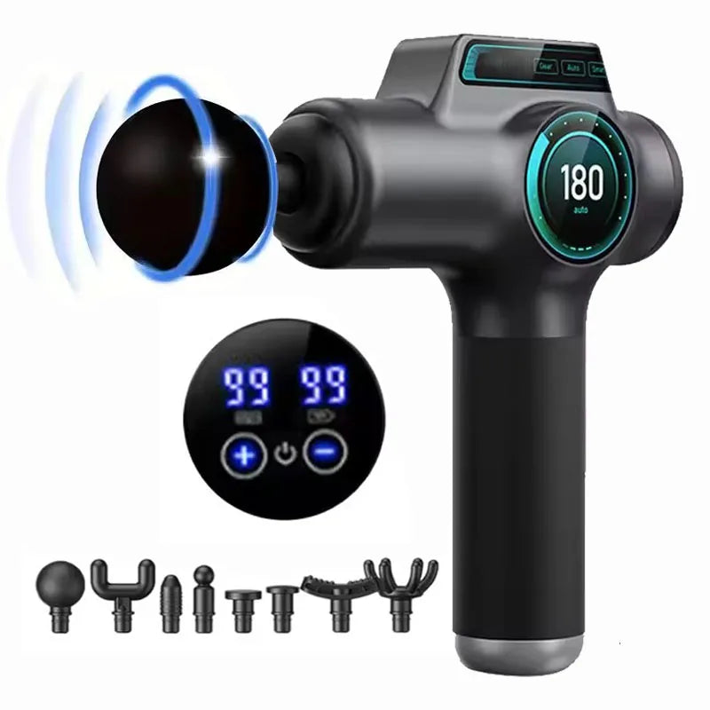 99-Speed Professional Muscle Massage Gun – Deep Tissue Percussion Massager for Back, Neck & Full Body Pain Relief